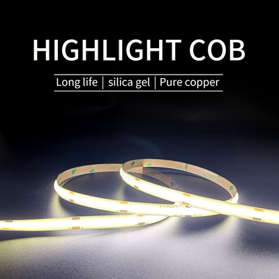 Waterdichte 12V COB LED Strip Light 480 kraal Monochroom Type 50000H