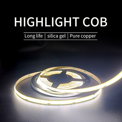 Flexibele lijn COB LED-striplicht Buiten laagspanning Ultra smal