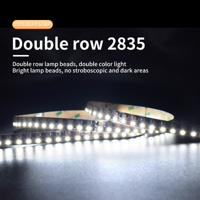 Laagspanning Bright 5050 LED-stripverlichting 12 / 24V dubbele rij driekleurig licht