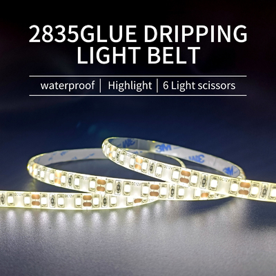 SMD 2835 Stijve LED Strip Lights IP65 Lijm Druipende Waterdichte Lamp 12V/24V