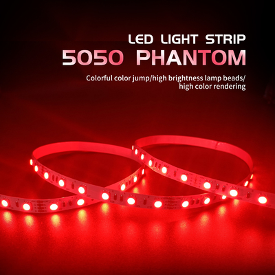 RGB Volledige Kleurensmd 5050 van de LEIDENE Flexibele Neonlicht Strook Lichte 6W Atmosfeer