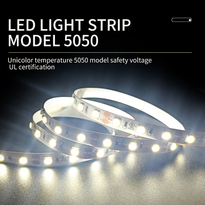 Zwart-wit SMD-LEIDENE Flexibele Stroken 5050 Waterlamp 21 - 23LM/LED