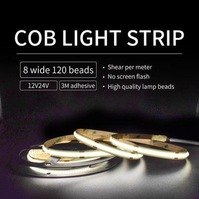 Engineering Garderobe 4000k Cob Led Strip Licht Waterdicht