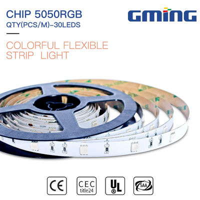 Cuttable SMD 5050 Rgb Flexibele Geleide Strook, Openlucht binnen10mmled-Strook lichte IP20/65/67/68