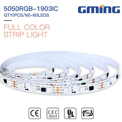Ra80 10mm RGB LEIDEN van PCB 12W 520-530nm SMD Strooklicht