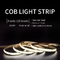 Laagspanning 4500k Cob Led Strip Light Ultra Smalle Flexibele 12v 24v Ra90